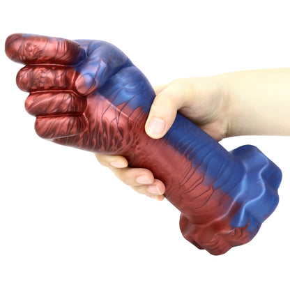 TaRiss's Realistic Hand Dildo Lifelike Large Fist Anal Plug with Suction Cup Base Silicone Clenched Butt Plug for Advanced Players