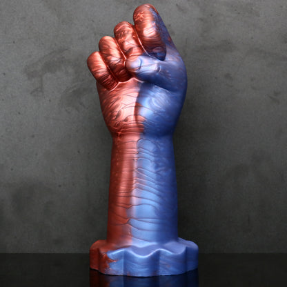 TaRiss's Realistic Hand Dildo Lifelike Large Fist Anal Plug with Suction Cup Base Silicone Clenched Butt Plug for Advanced Players