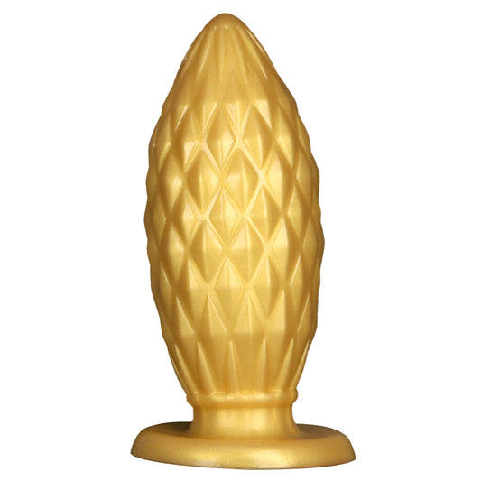 TaRiss's Anal Plug with Suction Base Silicone Christmas Dildo "Golden Outlet“