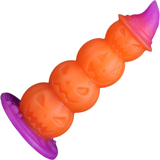 TaRiss's Pumpkin Dildo Halloween Anal Plug with Suction Cup Base Suitable for Beginners to Advanced Players “Halloween Fiesta”