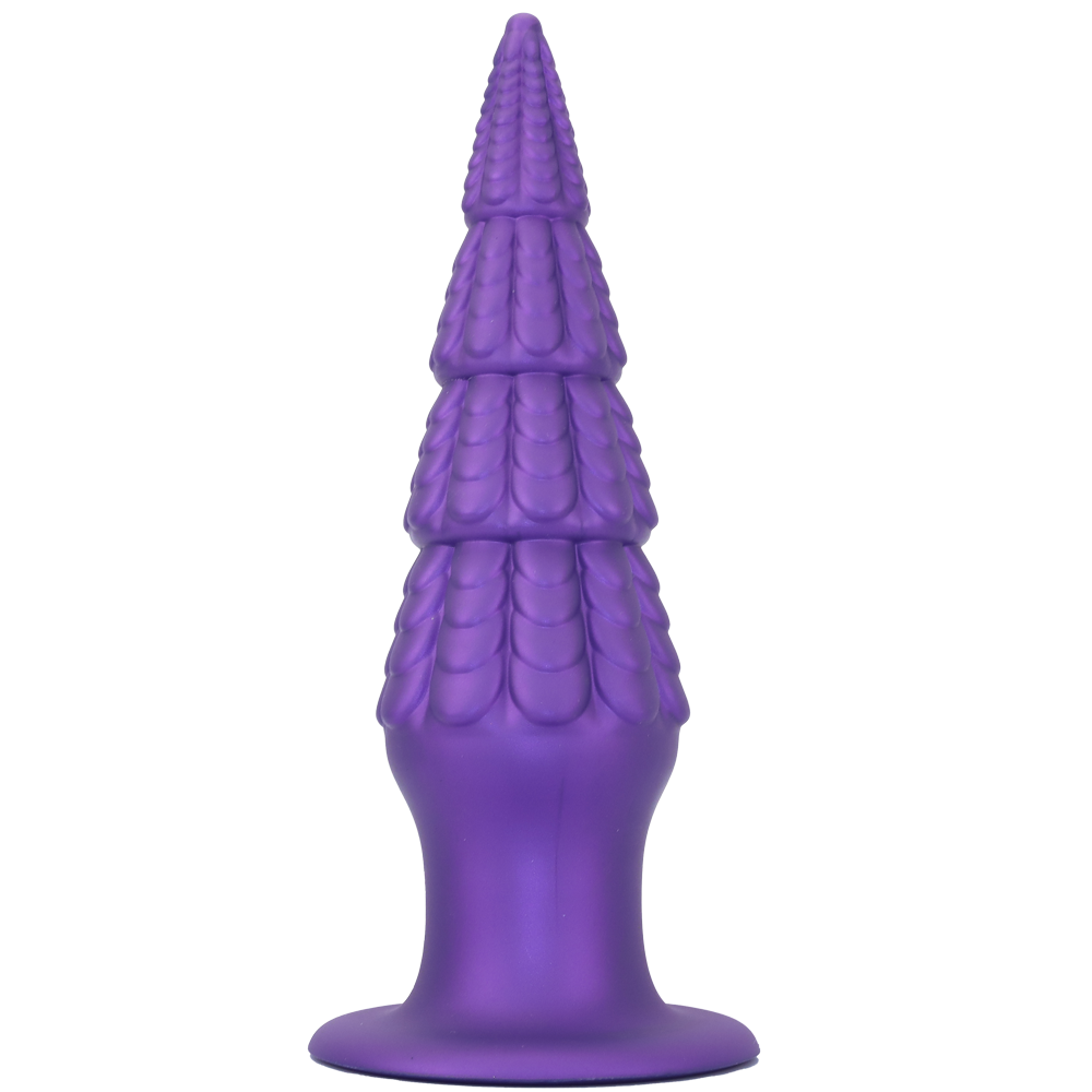 TaRiss's Anal Plug with Powerful Suction Base Silicone Christmas Dildos “Christmas Tree"