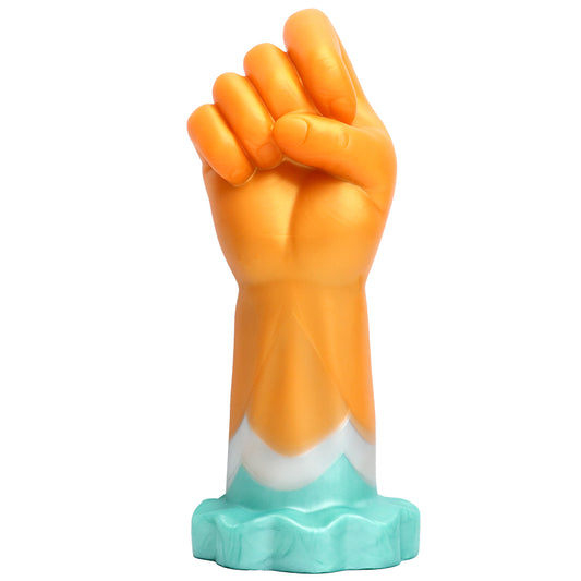 TaRiss's Realistic Hand Dildo Lifelike Large Fist Anal Plug with Suction Cup Base Silicone Clenched Butt Plug for Advanced Players