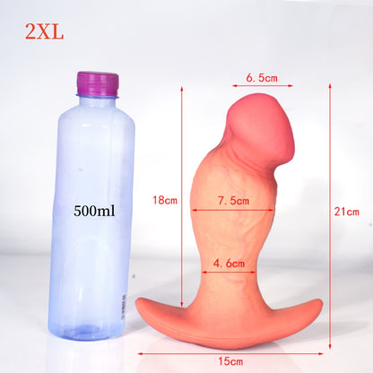 TaRiss's Silicone Anal Plug with Anchor-shaped Base Suitable for Beginners to Advanced Players "Heavy Gunner"