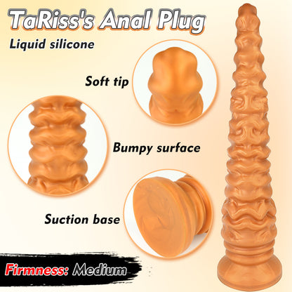 TaRiss's Silicone Anal Plug with Suction Cup Base Suitable for Depth Play - tarisss.com