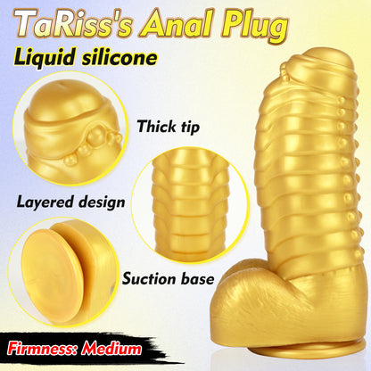 TaRiss's Animal Dildo Silicone Thick Anal Plug with Suction Cup Base for Advanced Players - tarisss.com