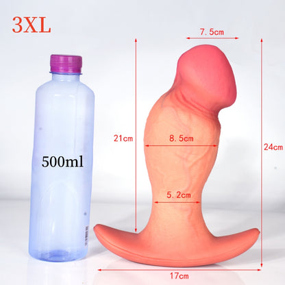 TaRiss's Silicone Anal Plug with Anchor-shaped Base Suitable for Beginners to Advanced Players "Heavy Gunner"