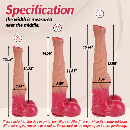 TaRiss's Fantasy Animal Dildo with Suction Cup Base "Elephant Nose II"