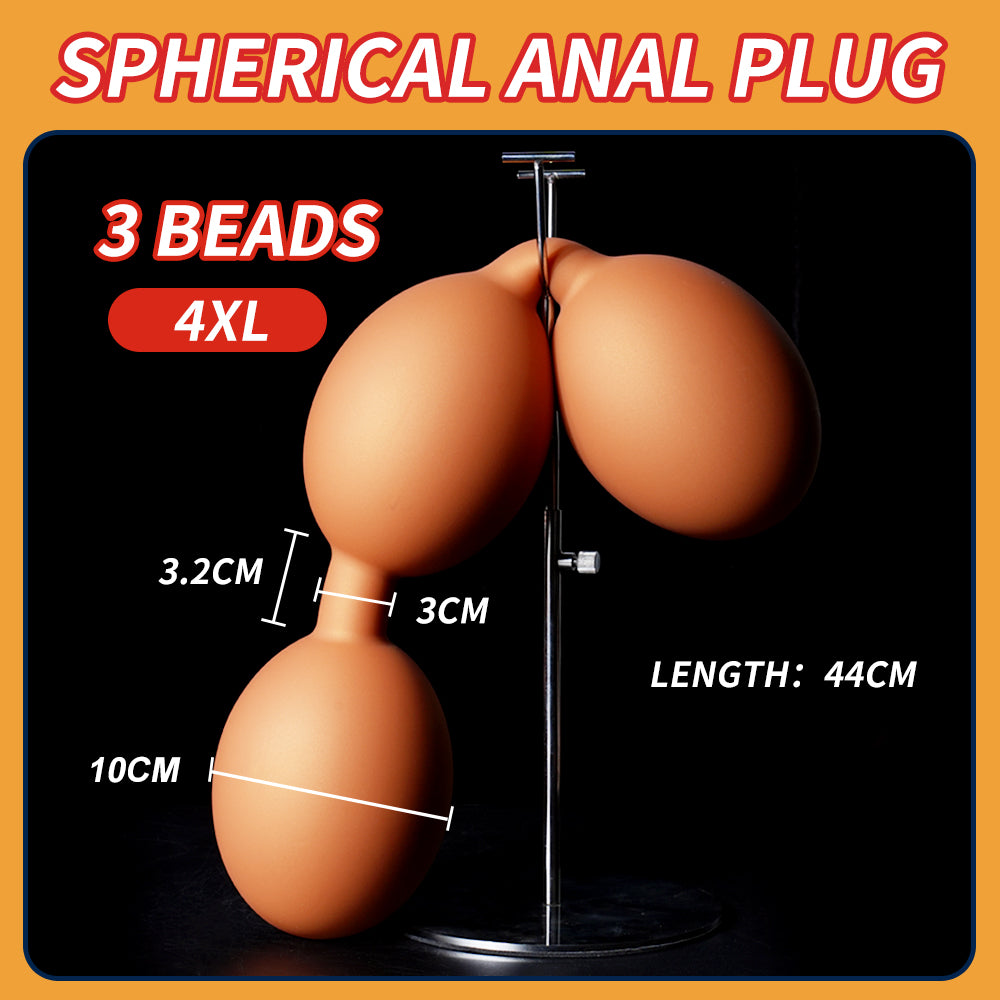 TaRiss’s Anal Beads Silicone Anal Chain 7 Sizes Suitable for Starters to Advanced Players