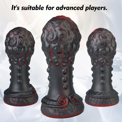 TaRiss's Silicone Anal Plug with Suction Cup Base Suitable for Advanced Players "Black Wukong" - tarisss.com