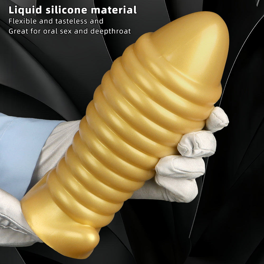 TaRiss's Anal Plug with Suction Base Silicone Dildo for Width and Depth Play - tarisss.com