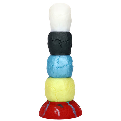 TaRiss's Skull Fantasy Dildo with Suction Cup Base Silicone Thick Anal Plug for Advanced Players