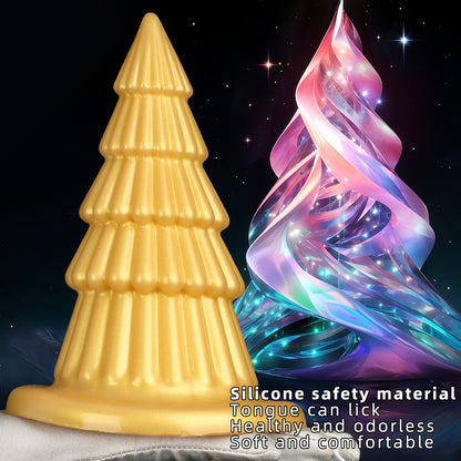 TaRiss's Anal Plug with Wide Suction Base Silicone Christmas Dildos"Geisha" - tarisss.com