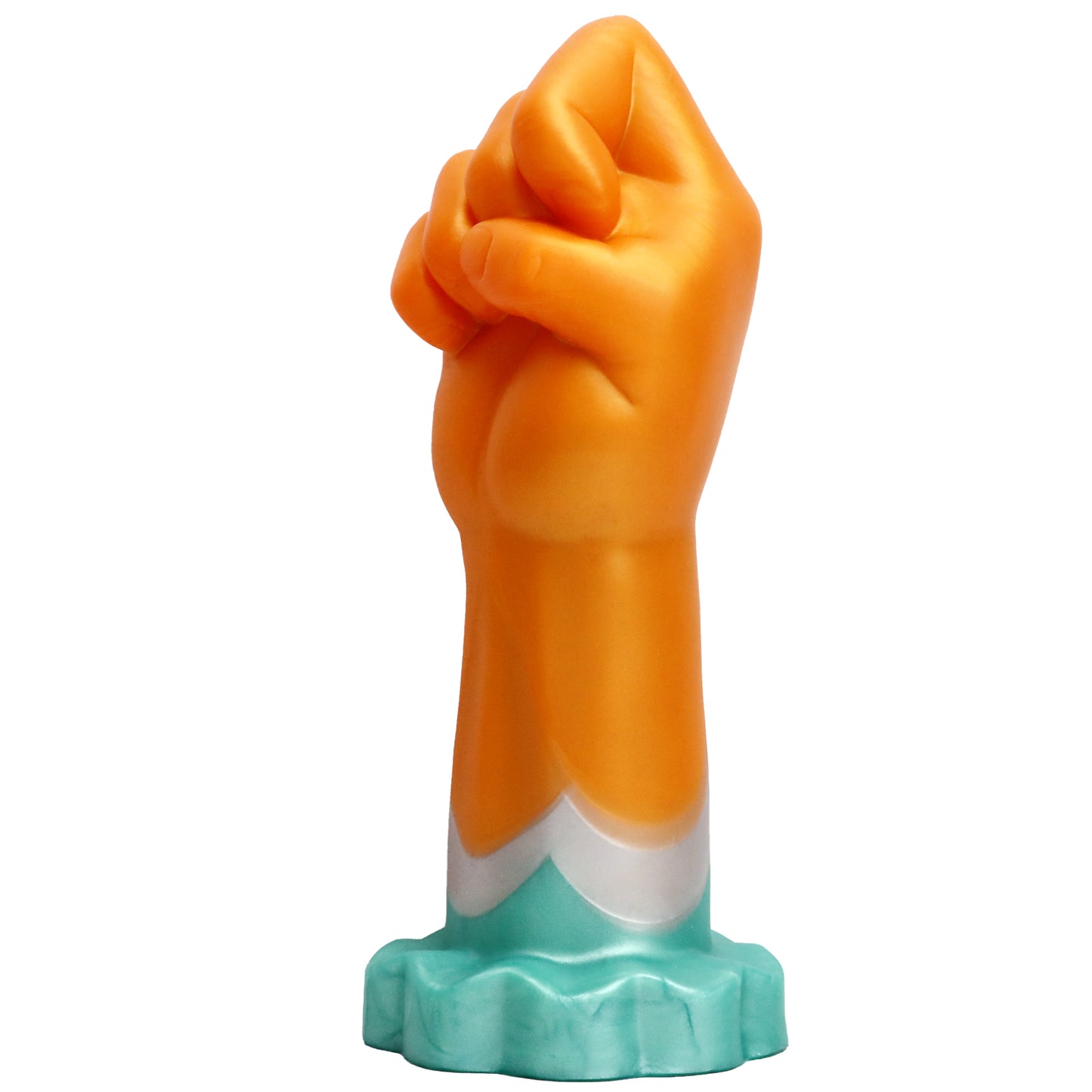 TaRiss's Realistic Hand Dildo Lifelike Large Fist Anal Plug with Suction Cup Base Silicone Clenched Butt Plug for Advanced Players