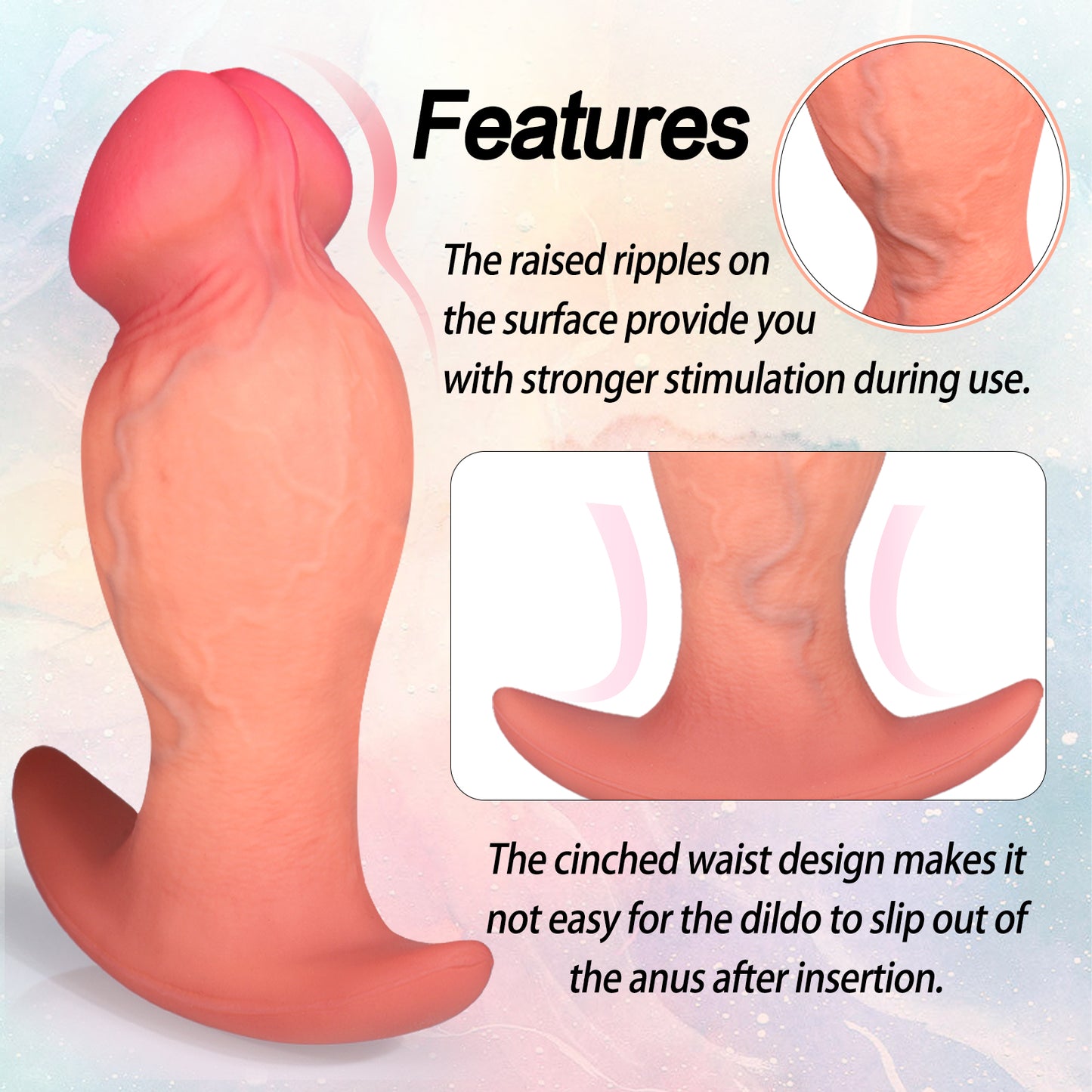 TaRiss's Silicone Anal Plug with Anchor-shaped Base Suitable for Beginners to Advanced Players "Heavy Gunner" - tarisss.com