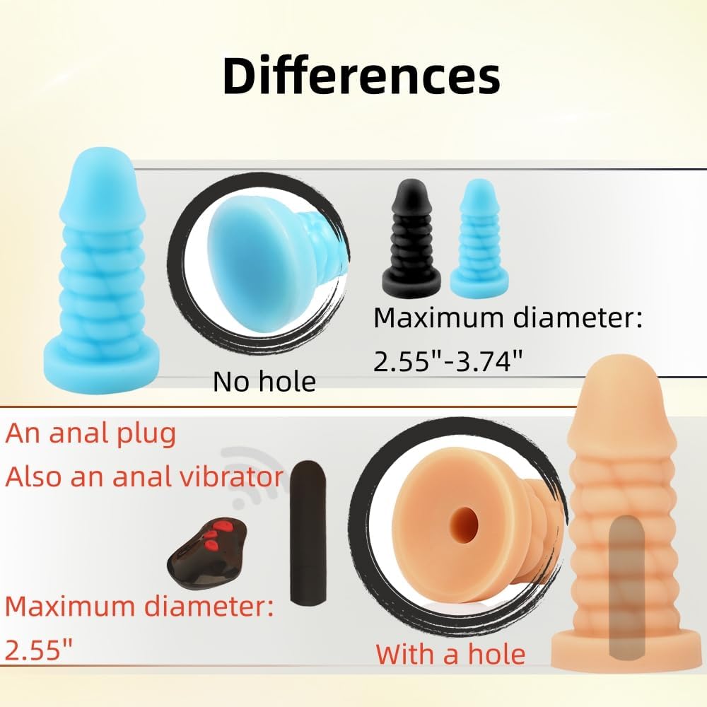 TaRiss's Dildo with Vibrator Vibrator with 10 Vibration Modes Plug with Suction Cup Design Beige - tarisss.com