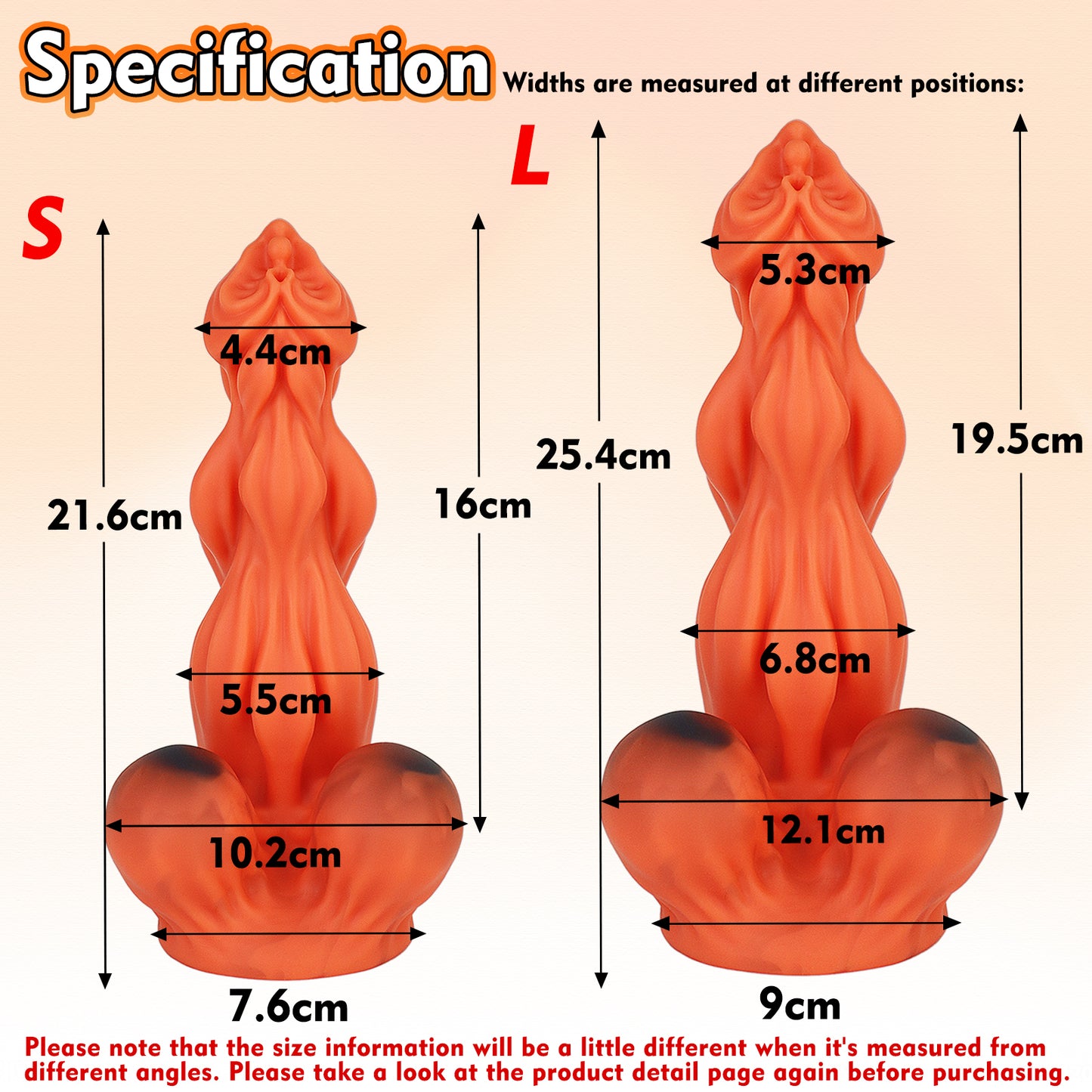 MAPARON Silicone Anal Plug with Suction Cup Base "Red Pepper"