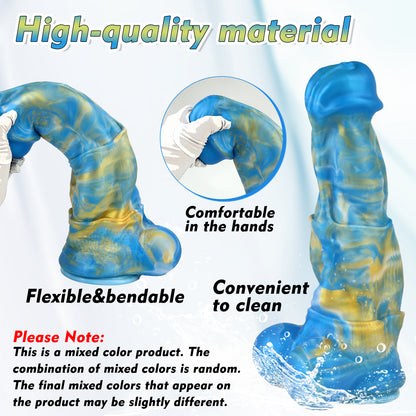 TaRiss's Fantasy Animal Dildo with Strong Suction Base Silicone Anal Plug for Intermediates to Advanced Players - tarisss.com