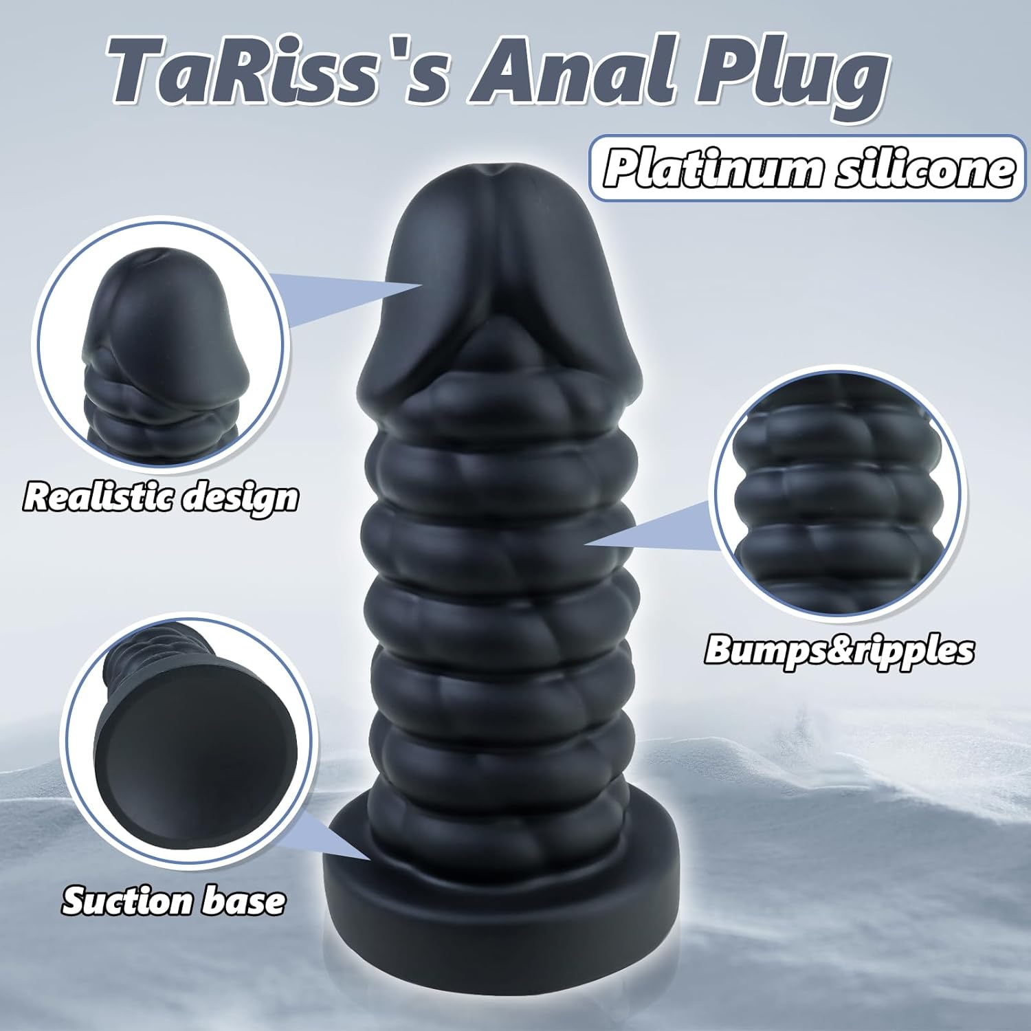 TaRiss's Dark Emperor Anal Plug dildo "The King" - tarisss.com