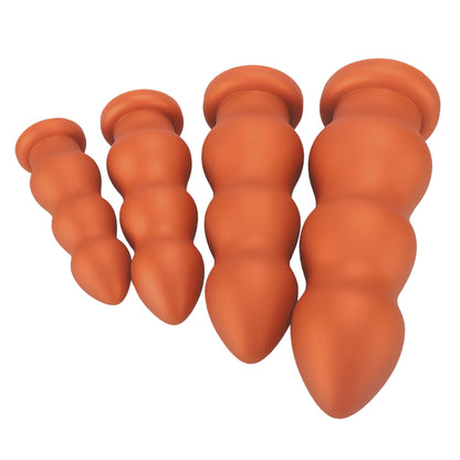 TaRiss's Silicone Anal Plug Flexible Fantasy Dildo with Suction Cup Base