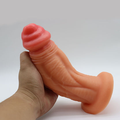 TaRiss's Realistic Dildo Silicone Thick Anal Plug with Suction Base - tarisss.com