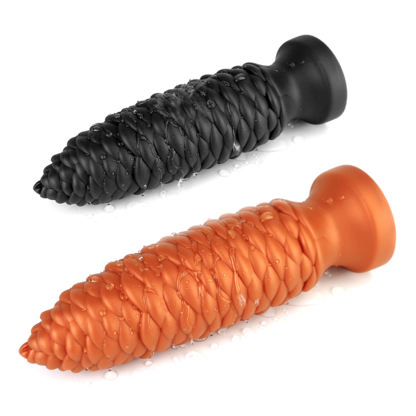 TaRiss's Silicone Anal Plug with Strong Suction Cup Base "Pinecone II" - tarisss.com