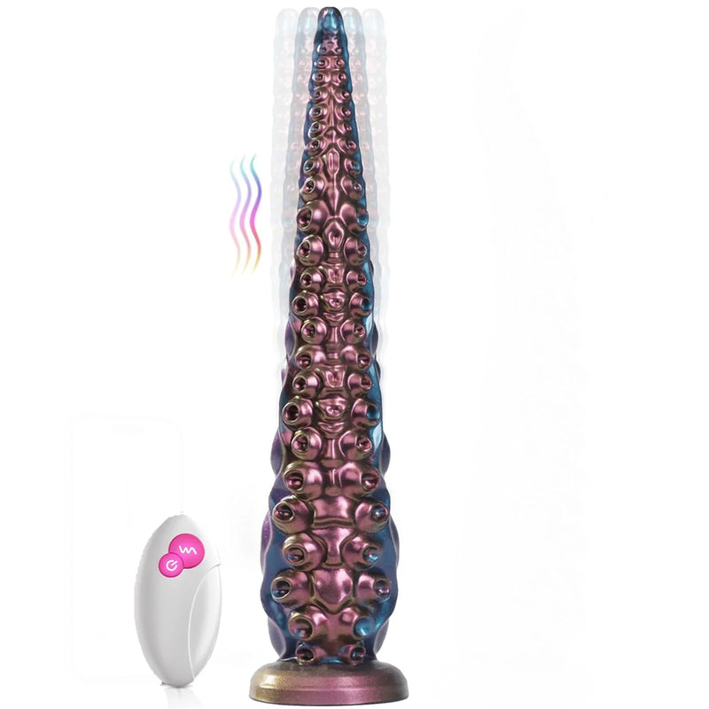 MAPARON Anal Vibrator Tentacle Dildo Sex Toy with Remote Control - tarisss.com