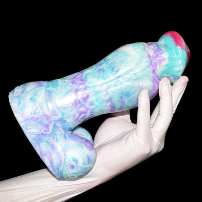 TaRiss's Fantasy Dildo Silicone Realistic Anal Plug for Men Women Couple 9.05 Inch “Blue Enchantress"