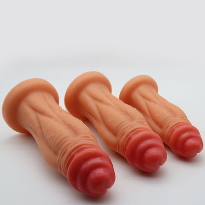 TaRiss's Realistic Dildo Silicone Thick Anal Plug with Suction Base - tarisss.com