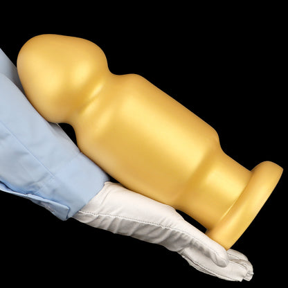 TaRiss's Anal Plug with Suction Base Silicone Dildo for Intermediates to Advanced Players