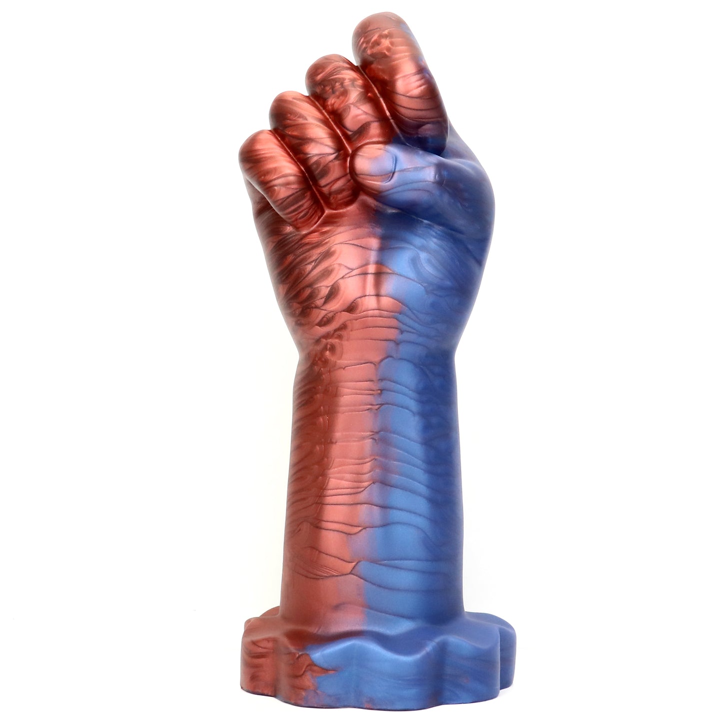 TaRiss's Realistic Hand Dildo Lifelike Large Fist Anal Plug with Suction Cup Base Silicone Clenched Butt Plug for Advanced Players