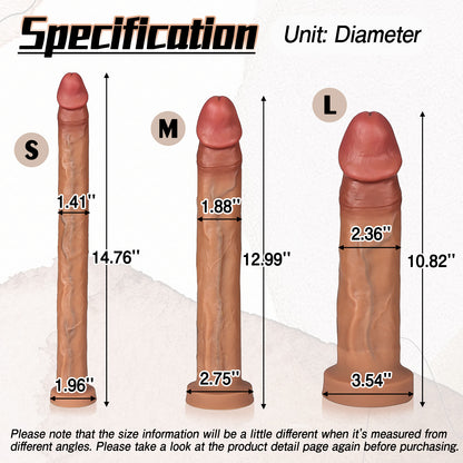 MAPARON Realistic Dildo with Suction Cup Base “Skinny" - tarisss.com