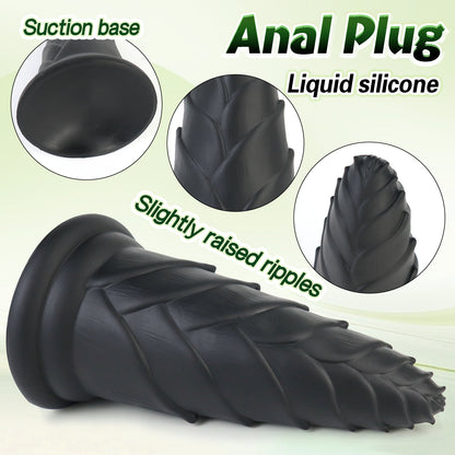 MAPARON Silicone Anal Plug with Strong Suction Cup Base “Bamboo Shoot"