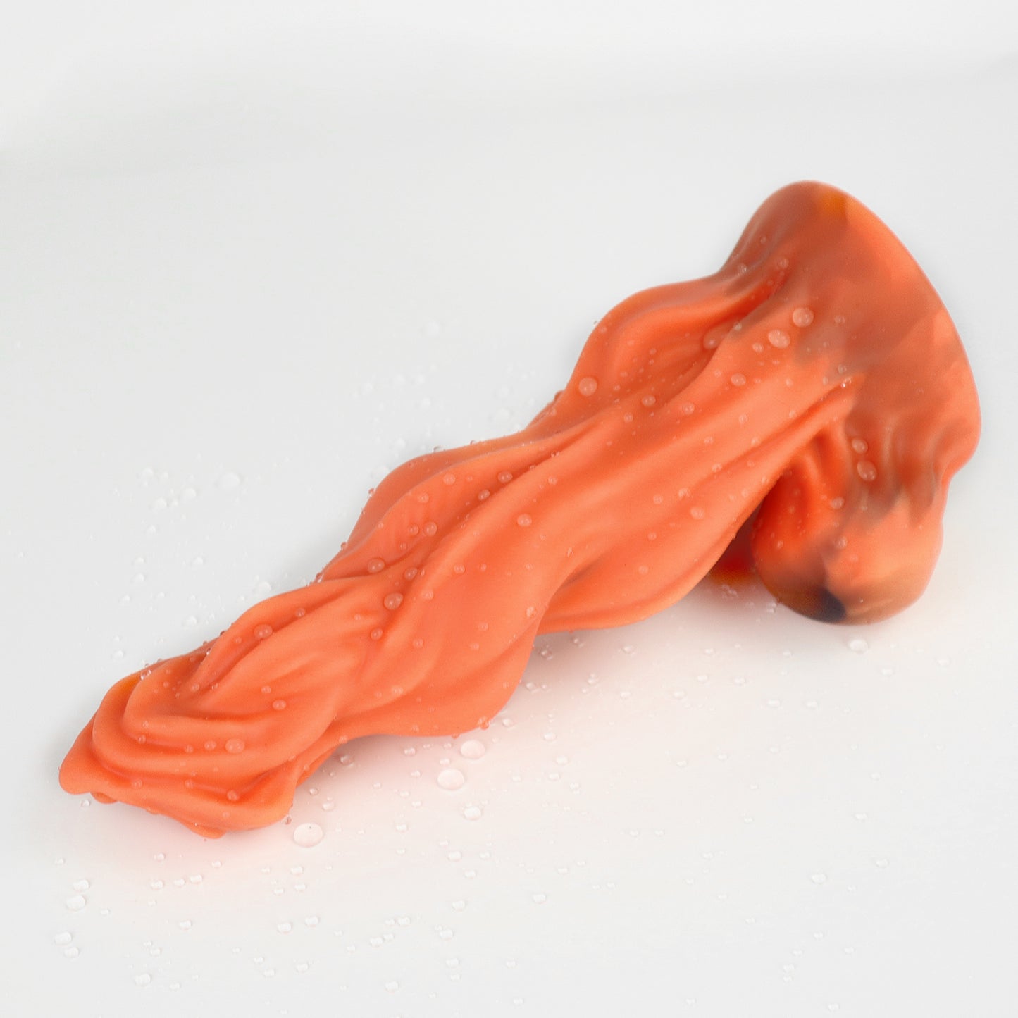 MAPARON Silicone Anal Plug with Suction Cup Base "Red Pepper"