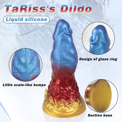 TaRiss's Silicone Anal Dildo with Suction Cup Base L 10.43'' "Gelato" - tarisss.com