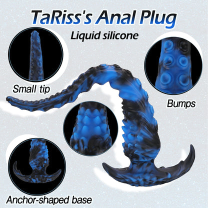 TaRiss's Long Anal Plug with Anchor-shaped Base “Ocean Rider" - tarisss.com