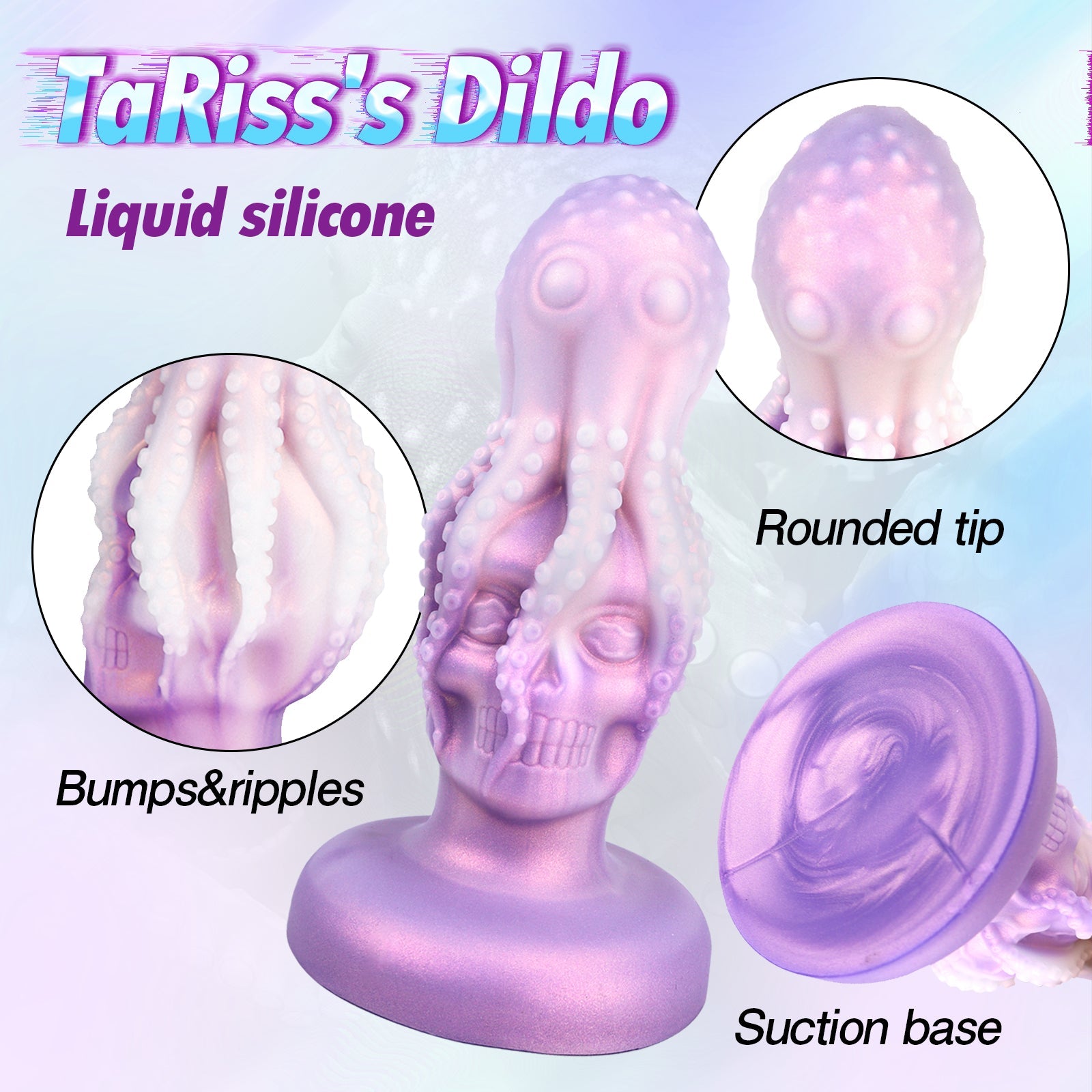 TaRiss's Anal Dildo with Suction Base XL 8.07'' - tarisss.com