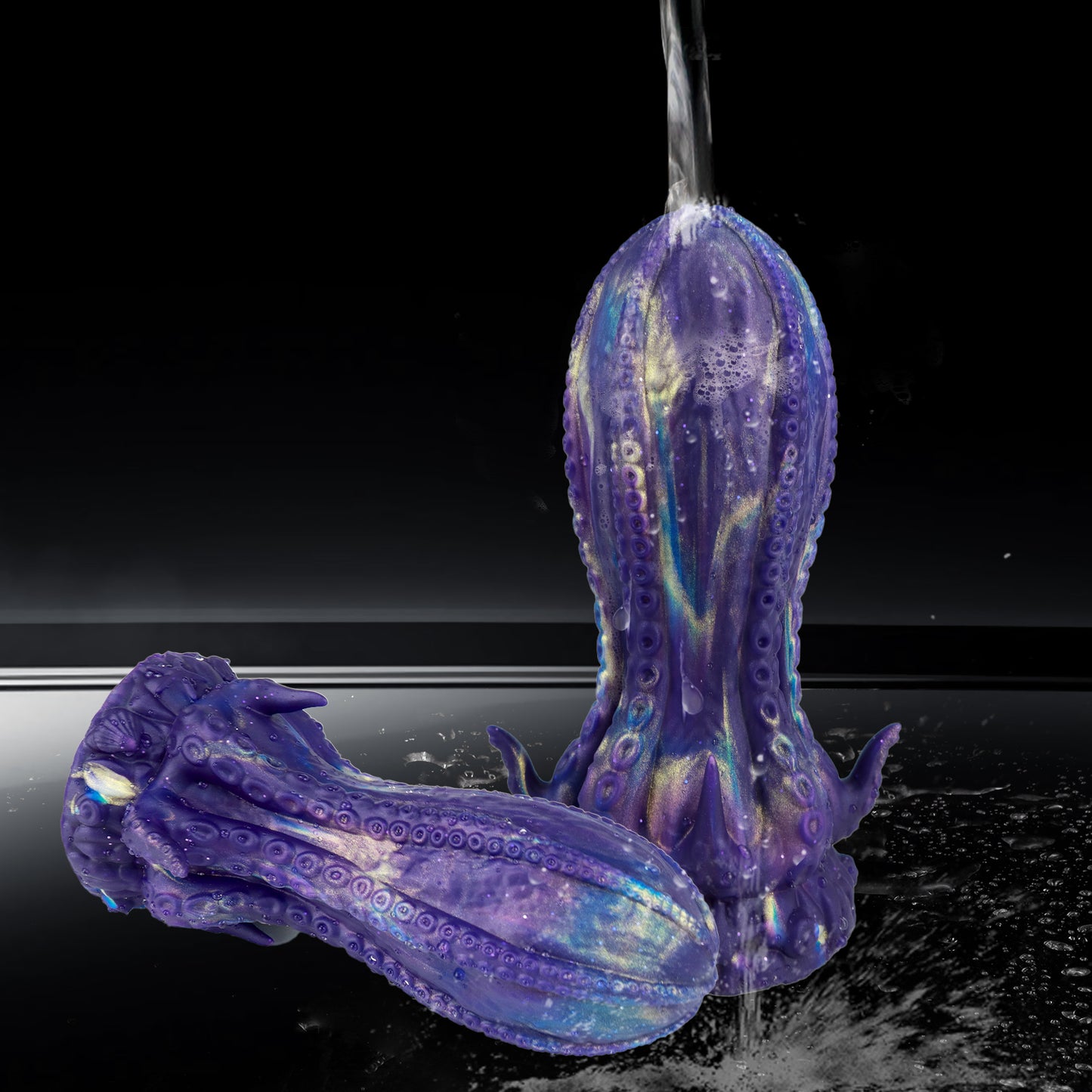 TaRiss's Octopus Fantasy Dildo with Suction Base Silicone Anal Plug for Intermediates to Advanced Players