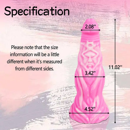 TaRiss's Silicone Anal Dildo with Suction Cup Base 11.02 Inch - tarisss.com