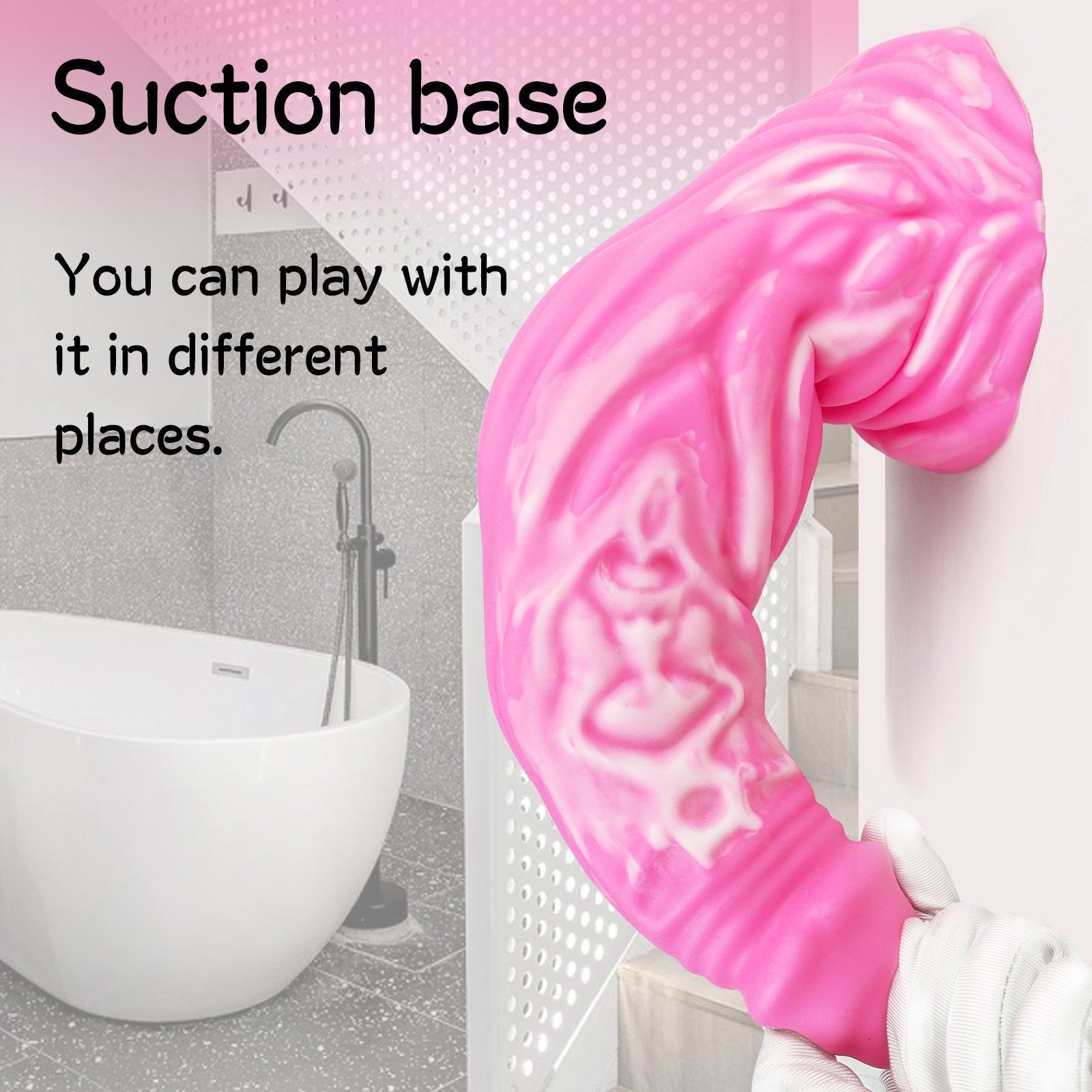 TaRiss's Silicone Anal Dildo with Suction Cup Base 11.02 Inch - tarisss.com