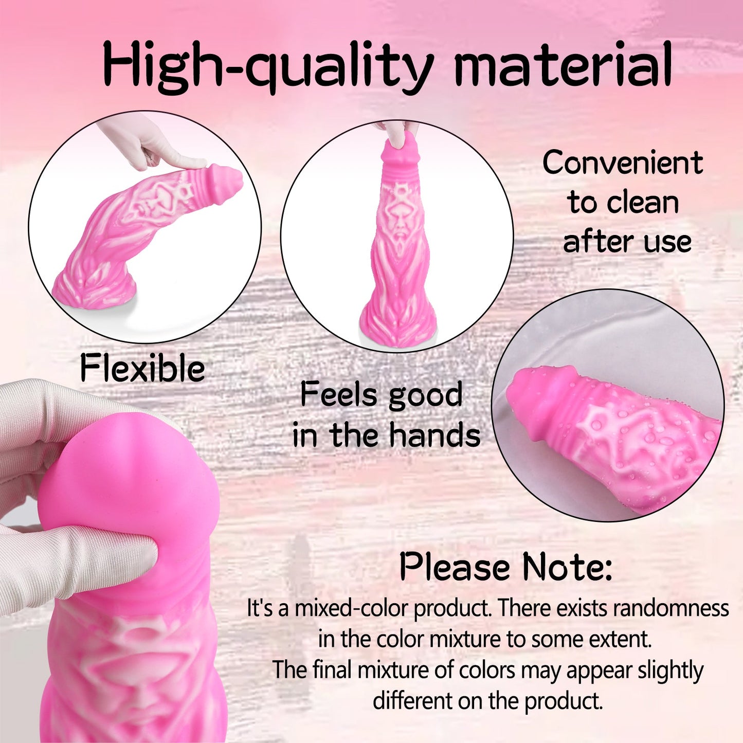 TaRiss's Silicone Anal Dildo with Suction Cup Base 11.02 Inch - tarisss.com