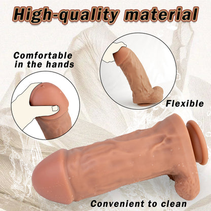 TaRiss's Realistic Dildo with Suction Cup Base 11.02 Inch “Biggie Eddie" - tarisss.com