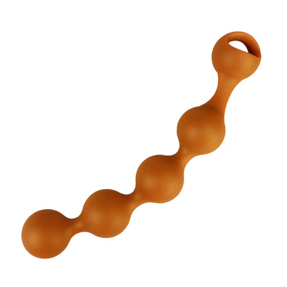 TaRiss's Silicone Anal Beads with Pull Ring Suitable for Beginners to Advanced Players