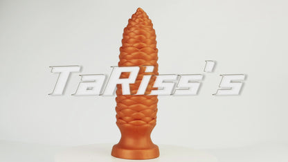 TaRiss's Silicone Anal Plug with Strong Suction Cup Base "Pinecone II"