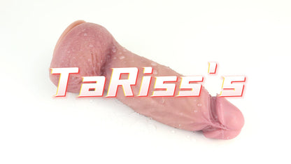 TaRiss's Realistic Dildo with Suction Cup Base Silicone Anal Plug for Advanced Players 11.81 Inch