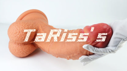 TaRiss's Realistic Dildo with Suction Base Silicone Dual Density Huge Anal Plug