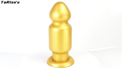 TaRiss's Anal Plug with Suction Base Silicone Dildo for Intermediates to Advanced Players