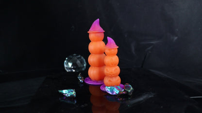 TaRiss's Pumpkin Dildo Halloween Anal Plug with Suction Cup Base Suitable for Beginners to Advanced Players “Halloween Fiesta”