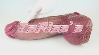 TaRiss's Realistic Dildo with Suction Base Thick Anal Plug for Advanced Players