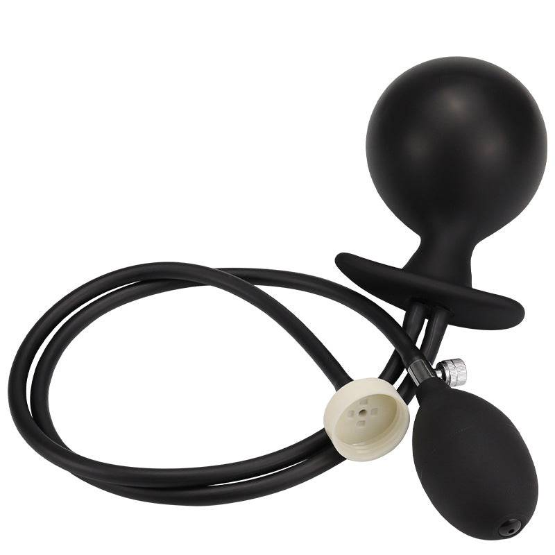 TaRiss's® Smart Silicone Inflatable Plug Butt Plug with Handheld Pump “Balloon Explorer” - tarisss.com