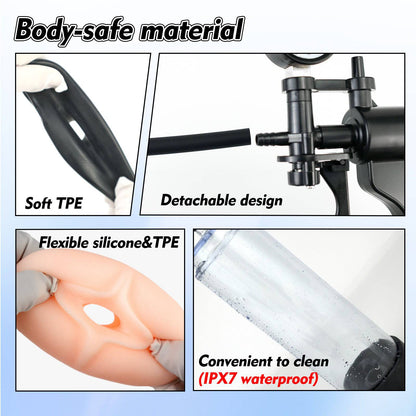 TaRiss's Penis Pump Manual Vacuum Pump Penis Enlarger Adult Sex Toy for Men